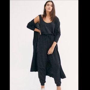 FP Beach Bicoastal Romper grey/gray xs